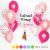 Pink Rose Gold Bespoke Customised Bubble Helium Balloon Party Wholesale