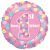 1st Birthday Pink Holographic Foil Balloon Party Wholesale Singapore