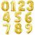 Jumbo Number Gold Foil Balloon 40in Party Wholesale