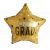 Congrats Grad Graduation Gold Star Balloon