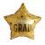 Congrats Grad Graduation Gold Star Balloon