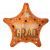 Congrats Grad Orange Star Balloon Party Wholesale