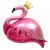 Pink Flamingo Crown Foil Balloon