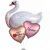 Personalised Swan Balloon Mother's Day Gift