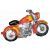 Orange Motorcycle Foil Balloon Party Wholesale