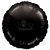Black Round Foil Balloon Party Whoelsale