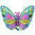 Butterfly Garden Foil Balloon 20inch