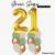 Green Sage Helium Number Balloon Party Wholesale