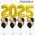 New Year Countdown 2025 Gold Balloons