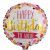 Happy Birthday To You Pink Polka Dot Balloon