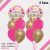 Happy Birthday Pink Confetti Helium Balloon