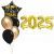 Happy New Year 2025 Star Balloon Set