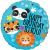 Happy Birthday To You Lion Tiger Panda Balloon