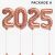 New Year Countdown 2025 Rose Gold Balloons