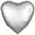 $1 Silver Heart Foil Balloon Party Wholesale