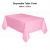 Light Pink Disposable Table Cover