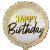 Happy Birthday Gold Confetti Balloon Party Wholesale