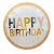 Happy Birthday Ivory Confetti Balloon Party Wholesale