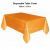 Orange Disposable Table Cover Party Supplies