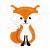 Fox Woodland Forest Animal Foil Balloon