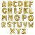 Mini Gold Letter Balloon Party Wholesale