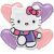 Hello Kitty Purple Foil Balloon Bouquet