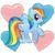 My Little Pony Rainbow Dash Balloon Bouquet