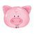 Pink Pig Barnyard Foil Balloon 29In