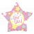 Baby Shower Pink Star Foil Balloon