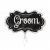 Groom Chalkboard Marqueen Foil Balloon 34In