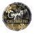 Jazzy Black & Gold Congrats  Balloon