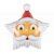 Merry Christmas Santa Star Face Foil Balloon