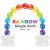 Rainbow Single Helium Balloon Arch