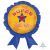 Teacher Super Award Ribbon Foil Balloon 30In