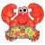 Beach Trunks Crab Large Foil Balloon