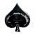 Casino Super Shape Spade Foil Balloon