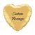 Customised Gold Heart Foil Helium Balloon Party Wholesale