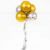 Gold Silver Orbz Balloon Bouquet