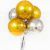 Gold Silver Orbz Balloon Bouquet