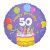 Happy Birthday 50 Balloons Cake Foil Balloon