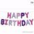 Happy Birthday Purple Lavender Mini Letter Balloon
