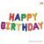 Rainbow Happy Birthday Letter Balloons Party Wholesale