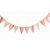 Rose Gold Chevron Bunting Banner Party Supplies