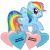 Customised Pony Rainbow Surprise Delivery Helium Balloon Party Wholesale Singapore