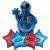 Sesame Street Cookie Monster Surprise Helium Balloon Party Supplies Singapore