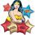 Customised Superhero Wonder Woman Delivery Helium Balloon Party Supplies Singapore