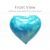 Baby Blue Heart Shape Foil Balloon 18inch