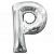 Jumbo Letter P Foil Balloon