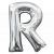 Jumbo Letter R Foil Balloon