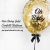 16inch Gold Confetti Clear Helium Balloon